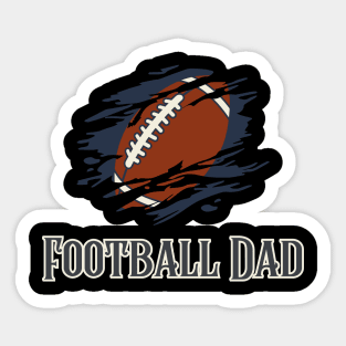Football Dad: Sports-themed Father's Day Sticker